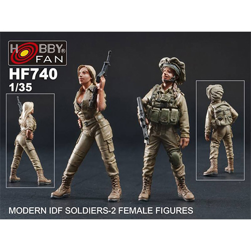 BFHF740 1/35 Modern IDF Soldiers - 2 FEMALE FIGURES