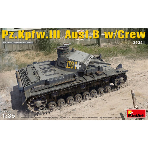 BE35221 1/35 Pz.Kpfw.III Ausf.B w/Crew