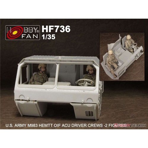 BFHF736 U.S. Army M983 Hemtt OIF ACU Driver Crews - 2 Figures