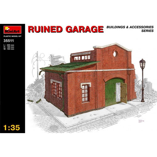 BE35511 1/35 Ruined Garage