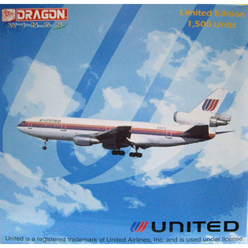 BDJX012 1/400 UNITED AIRLINES WORLDWIDE CARGO DC-10-30
