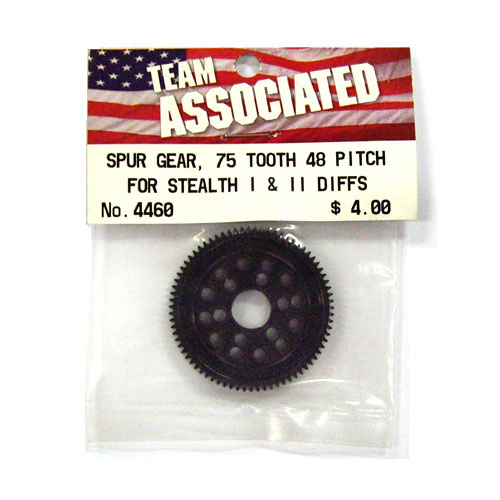 AA4460 SPUR GEAR 75 TOOTH 48 PITCH FOR STEALTH I &amp; II DIFFS