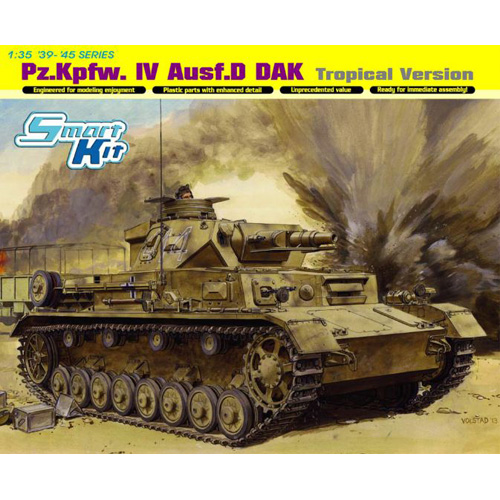BD6779 1/35 Pz.Kpfw. IV Ausf.D DAK Tropical Version - Smart Kit