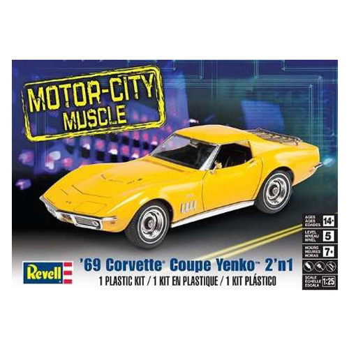 ]BM4411 1/25 ’69 Corvette® Coupe YenkoTM 2’n1