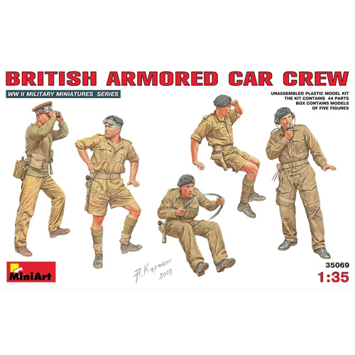 BE35069 1/35 British Armoured Car Crew