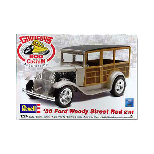BM2064 1/24 30 Ford Woody Street Rod