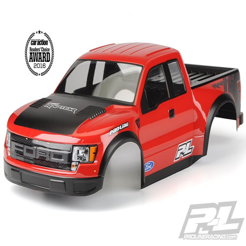 AP3389-15 Pre-Painted/Pre-Cut True Scale Ford F-150 Raptor SVT Body for PRO-2 SC, 2WD/4x4 Slash, SC10 (Requires Pro-Line Extended Body Mount Kit, Sold Separately)