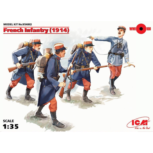 BICM35682 1/35 French Infantry (1914), (4 figures)