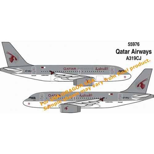 BD55976 1/400 Qatar Airways A319CJ ~ A7-HHJ