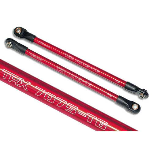 AX5319X Push rod (aluminum) (assembled with rod ends) (2) (red) (use with #5359 progressive 3 rockers)