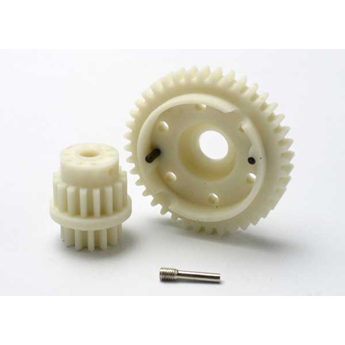 AX5383 Gear set 2-speed close ratio (2nd speed gear 40T 13T-16T input gears hardware)