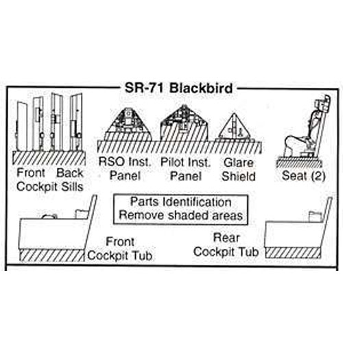ESTD48478 1/48 SR-71A Blackbird Cockpit