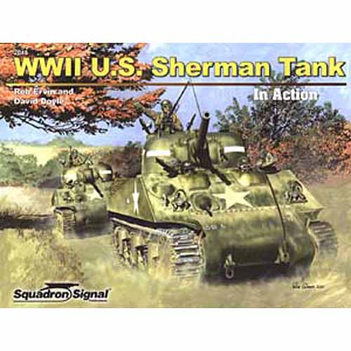 ES2048 WWII US Sherman Tank in Action