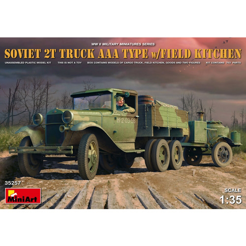 BE35257 SOVIET 2t TRUCK AAA TYPE w/FIELD KITCHEN