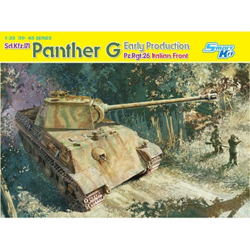 BD6267 1/35 Cyber Hobby Sd.Kfz.171 Panther G Early Production Pz.Rgt.26 Italian Front-