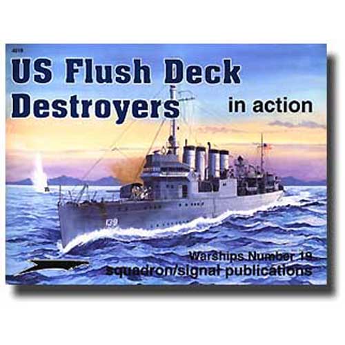 ES4019 US FLUSH DECK DESTROYERS IN ACTION