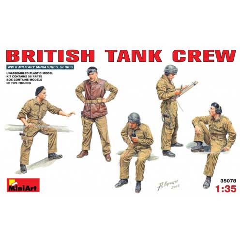 BE35078 1/35 British Tank Crew