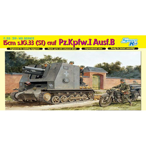 BD6259 1/35 15cm s.IG.33(Sf) auf Pz.Kpfw.I Ausf.B ~ Smart Kit