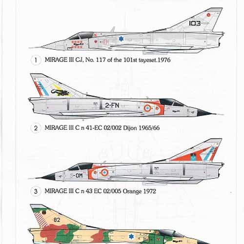 ESEUA48001 1/48 Mirage IIIC/CJ