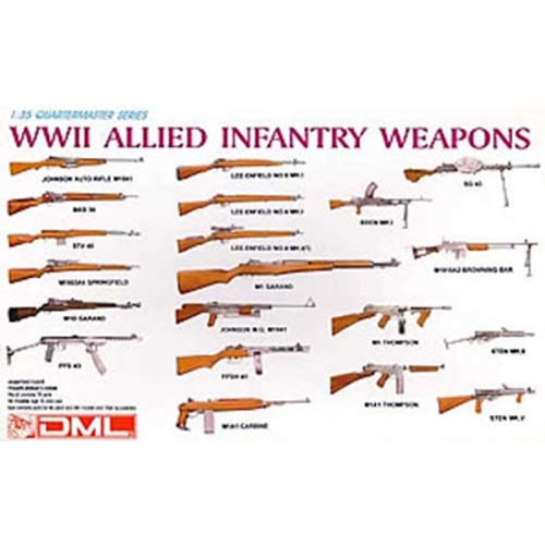 BD3815 1/35 WWII Allied Infantry Weapon