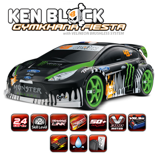 CB7309 1/16 Ken Block Gymkhana Fiesta w/ 2.4GHz Brushless RTR