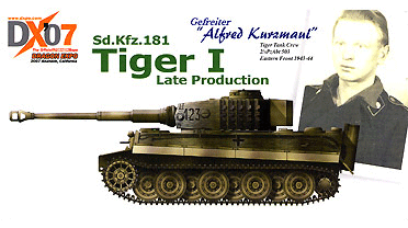 BD60320 1/72 Sd.kfz.181 Tiger I late Oroduction &#039;Alfred Kurzmaul&#039;
