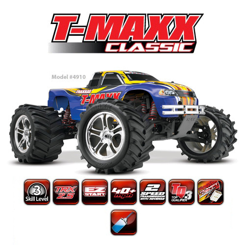 CB4910 1/10 T-MAXX Classic (3채널 AM조종기 TRX 2.5엔진)