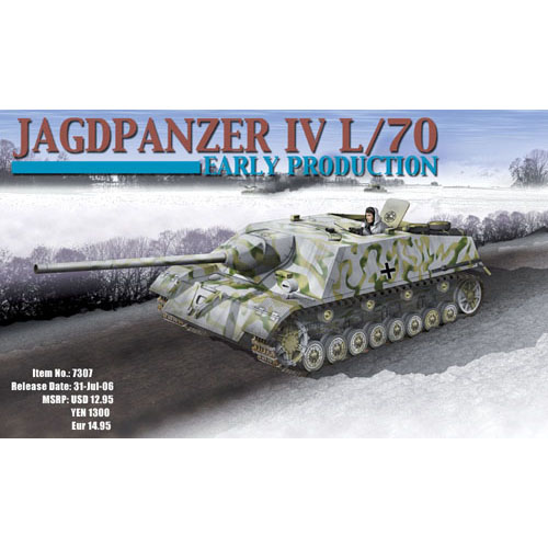 BD7307 1/72 Jagdpanzer IV L/70 (Early Production)~NEW Tooling