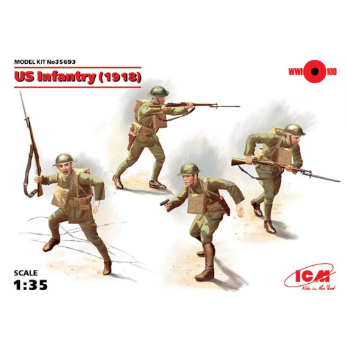 BICM35693 1/35 US Infantry (1918) (4 figures)