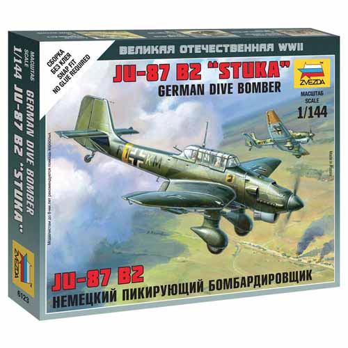 BZ6123 1/144 Junkers JU-87 Stuka~ Snap Kit (New Tool- 2010)