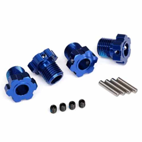 AX8654 Wheel hubs,splined,17mm(blue-anodz