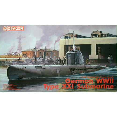 BD1008 1/350 GERMAN WWII U-BOAT TYPE XXI SUBMARINE