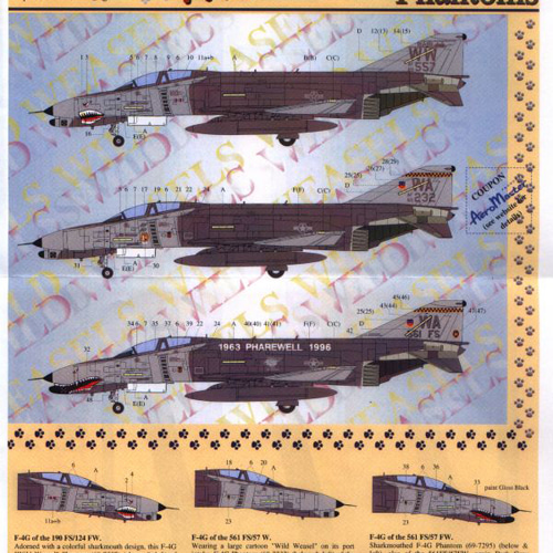 ESP48149 1/48 Last Wild Weasel Phantoms (F-4 Phantoms F-4G)