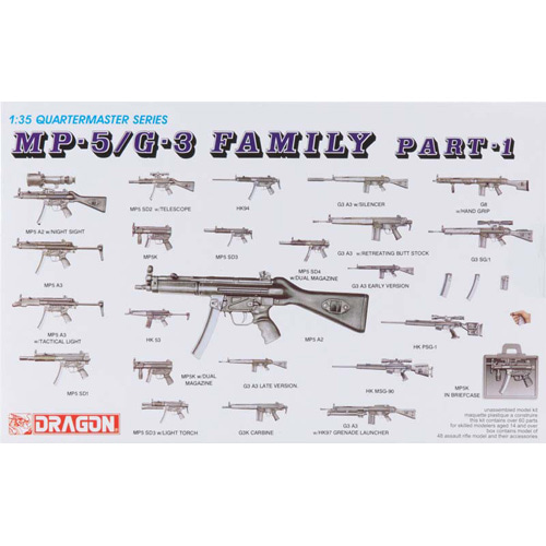 BD3803 1/35 MP-5/G-3 Family Part 2