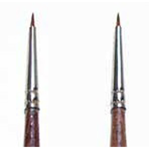 BI52281 Synthetic Round Brush with Brown Tip(갈색 0/10 둥근붓-1개)