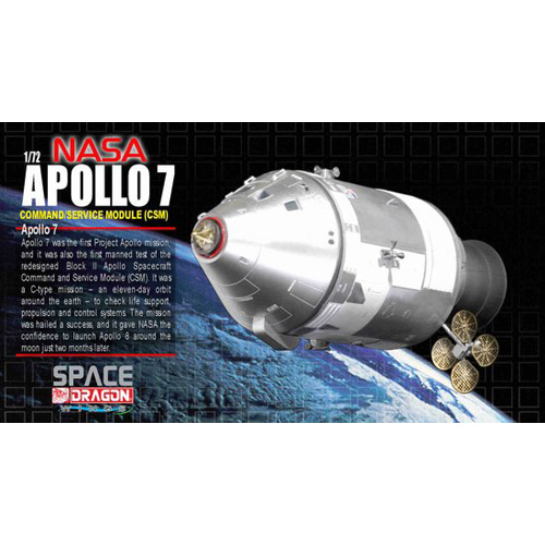 BD50374 1/72 NASA Apollo 7 Command &amp; Service Module (CSM) (Space)