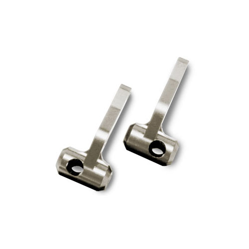 AX5536R Steering blocks titanium-anodized 6061-T6 aluminum (left &amp; right)