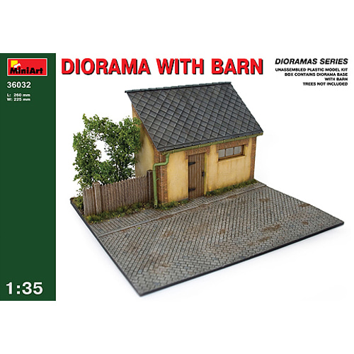 BE36032 1/35 Diorama w/ Barn(나무 미포함)