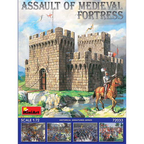 BE72033 1/72 Assault of Medieval Fortress-베이스 미포함
