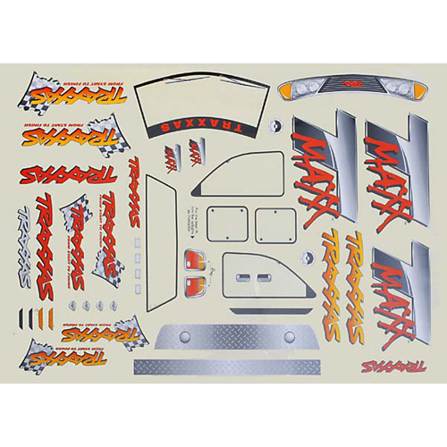 AX4913 Decal sheet T-Maxx (use with 4911X body)