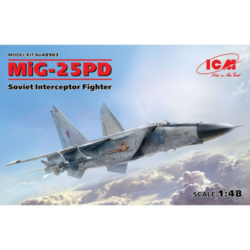 BICM48903 1/48 MiG-25PD Foxbat, Soviet Interceptor Fighter