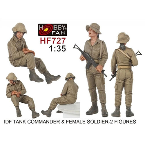 BFHF727 1/35 IDF Tank Commander &amp; Female Soldier (2 figures)