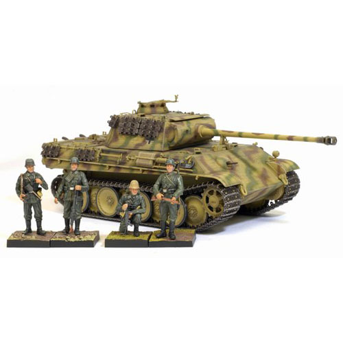 BD61038 1/35 Panther G Late Production w/Zimmerit + Wehrmacht Infantry Figures Set ~ Value Plus Series