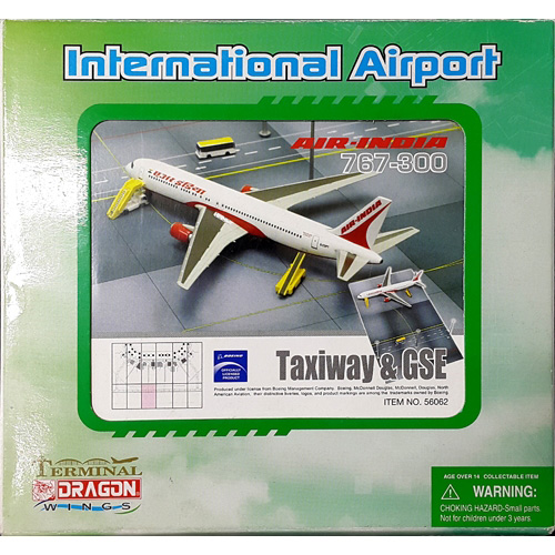 BD56062 1/400 Air India B767-300 with Mat &amp; Ground Support Accessories