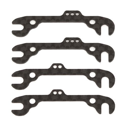 AA4743 RC12R6 FT Front Ride Height Shims, graphite