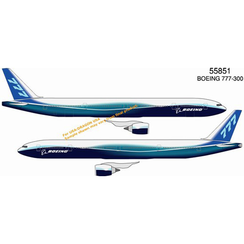 BD55851 1/400 Boeing 777-300ER (2004 Boeing Livery)