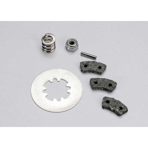 AX5552X AX5552 Rebuild kit slipper clutch (steel disc/ friction pads (3)/ spring (2)/ pin/ 4.0mm NL (1)/ 5.0mm NL (1))