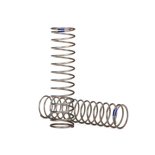 AX8045 Springs, shock (natural finish) (GTS) (0.61 rate, blue stripe) (2)