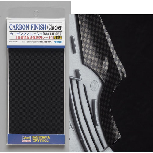 BH71911 TF911 Carbon Finish (Checker)-체크무늬 테이프 ( Size : 90mm x 200mm )