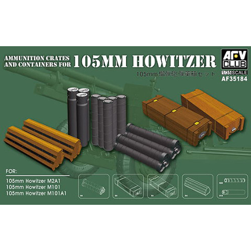 BF35184 1/35 Ammunition Crates &amp; Containers For 105mm Howitzer